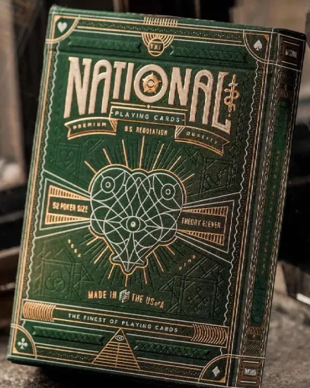 Theory11 Green National Playing Cards