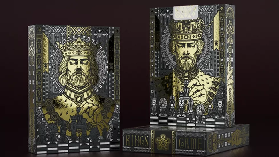 King’s Game: Apex Oyun Kartı - Satranç Temalı Folyo Baskılı Deste