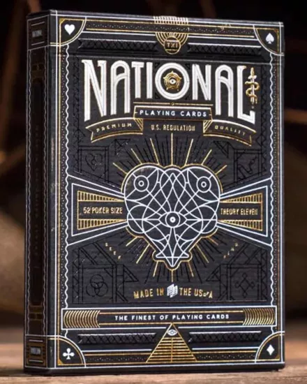 National Oyun Kartları (Siyah) – theory11