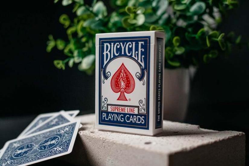 Bicycle Supreme Line Standard Back Oyun Kartları - Mavi