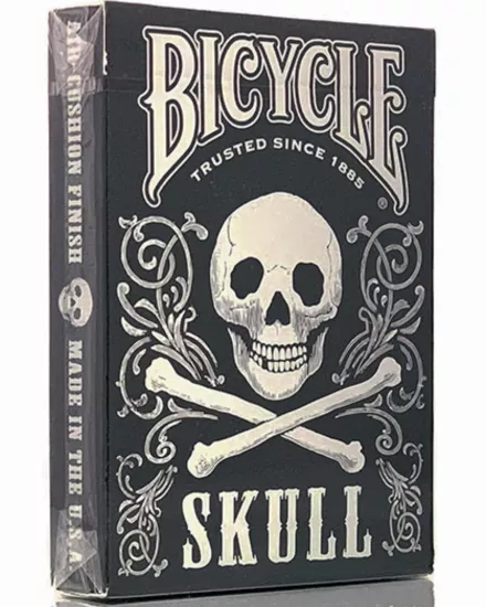 Bicycle Skull Metallic Silver Playing Cards – Gambler’s Warehouse