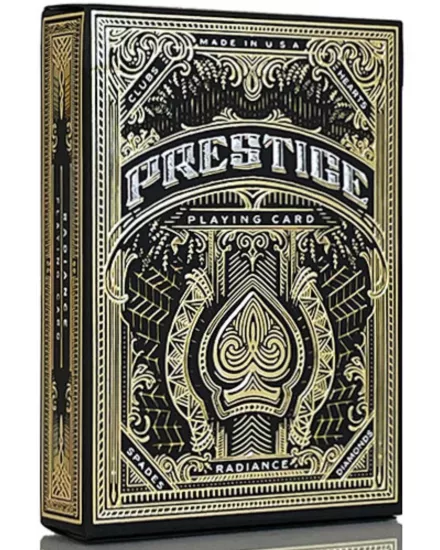 Prestige Black Playing Cards – Sınırlı Sayıda Özel Tasarım