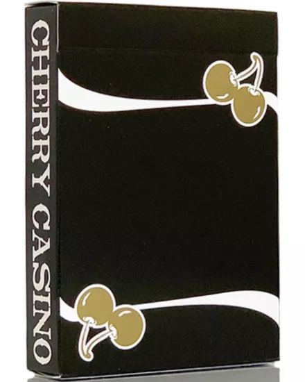 Limited Edition Cherry Casino (Monte Carlo Black and Gold) Numbered Seals Playing Cards by Pure Imagination Projects