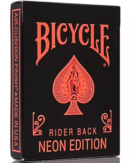 Bicycle Neon Solar-Orange Rider Back Oyun Kartı