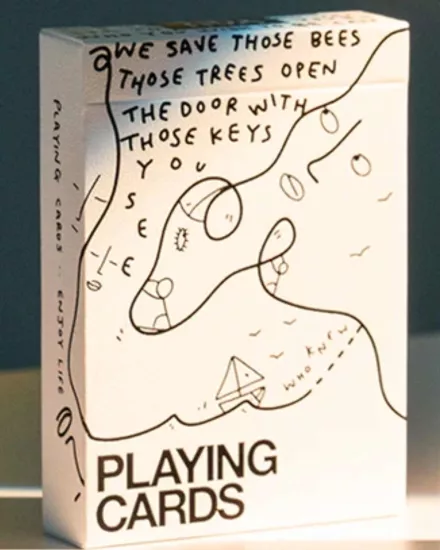 Shantell Martin Beyaz Oyun Kartları (theory11)