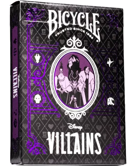 Bicycle Disney Villains Oyun Kartı -Mor Renkli Deste