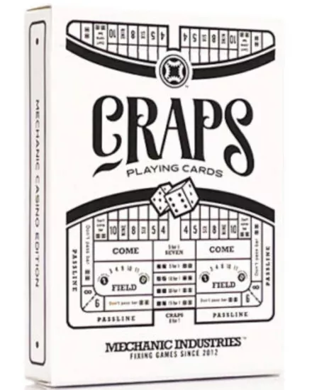 Craps Oyun Kartı - Mechanic Industries Animasyonlu ve İşaretli Deste