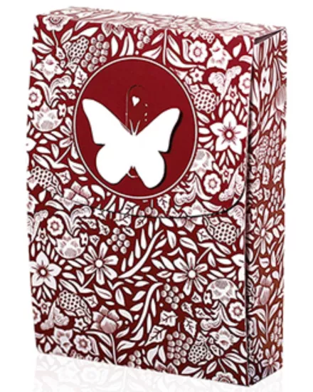 Butterfly Oyun Kartı Marked (Red) 3rd Edition by Ondrej Psenicka 