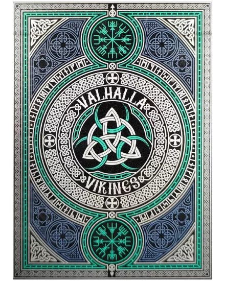 Valhalla Viking Emerald Standard Oyun Kartı - İskandinav Mitolojisi Temalı Deste
