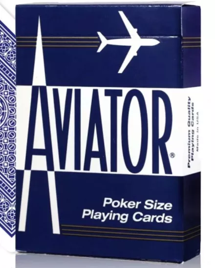 Bicycle Aviator Poker Circle Back - Mavi