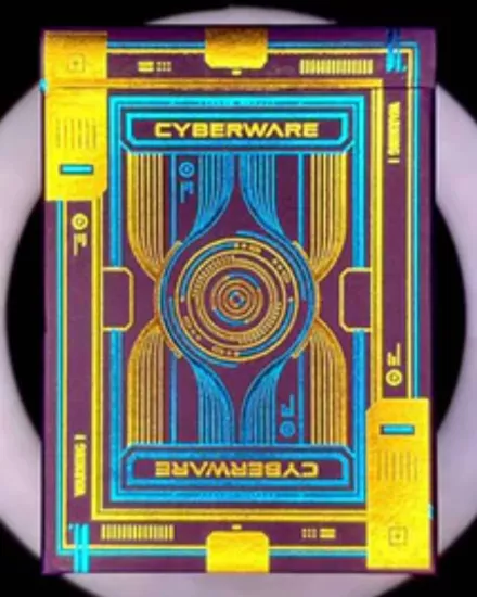 Cyberware Neon Oyun Kartı - Cyberpunk Temalı Sınırlı Üretim