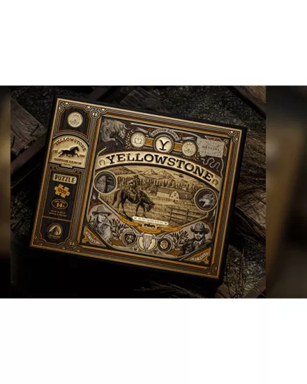 Yellowstone Puzzle - Theory11 Altın Yaldızlı İnteraktif Yapboz