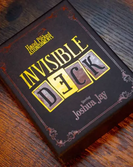 Hand Picked Astonishments INVISIBLE DECK with Joshua Jay by Murphy’s Magic