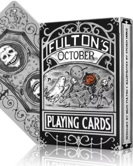 Fulton’s October Tombstone Grey Oyun Kartı - Steven Noble İmzalı Cadılar Bayramı Serisi