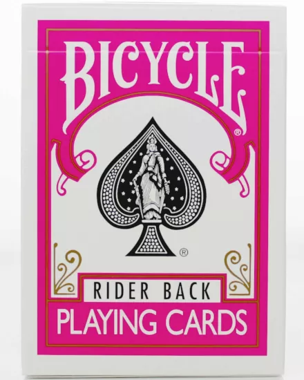 Bicycle Rider Back Standart İndeks Fuşya Oyun Kartları
