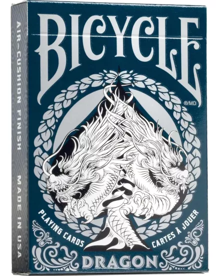 Bicycle Dragon  Blue Oyun Kartı
