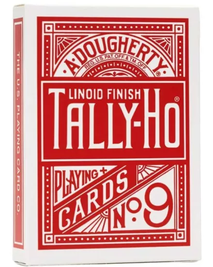 Tally-Ho Fan Back İskambil Destesi - Kırmızı