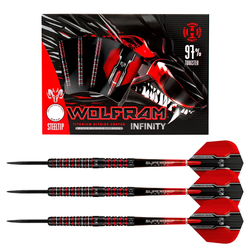 Harrows Wolfram Infinity 97% Steel Tip Dart Oku
