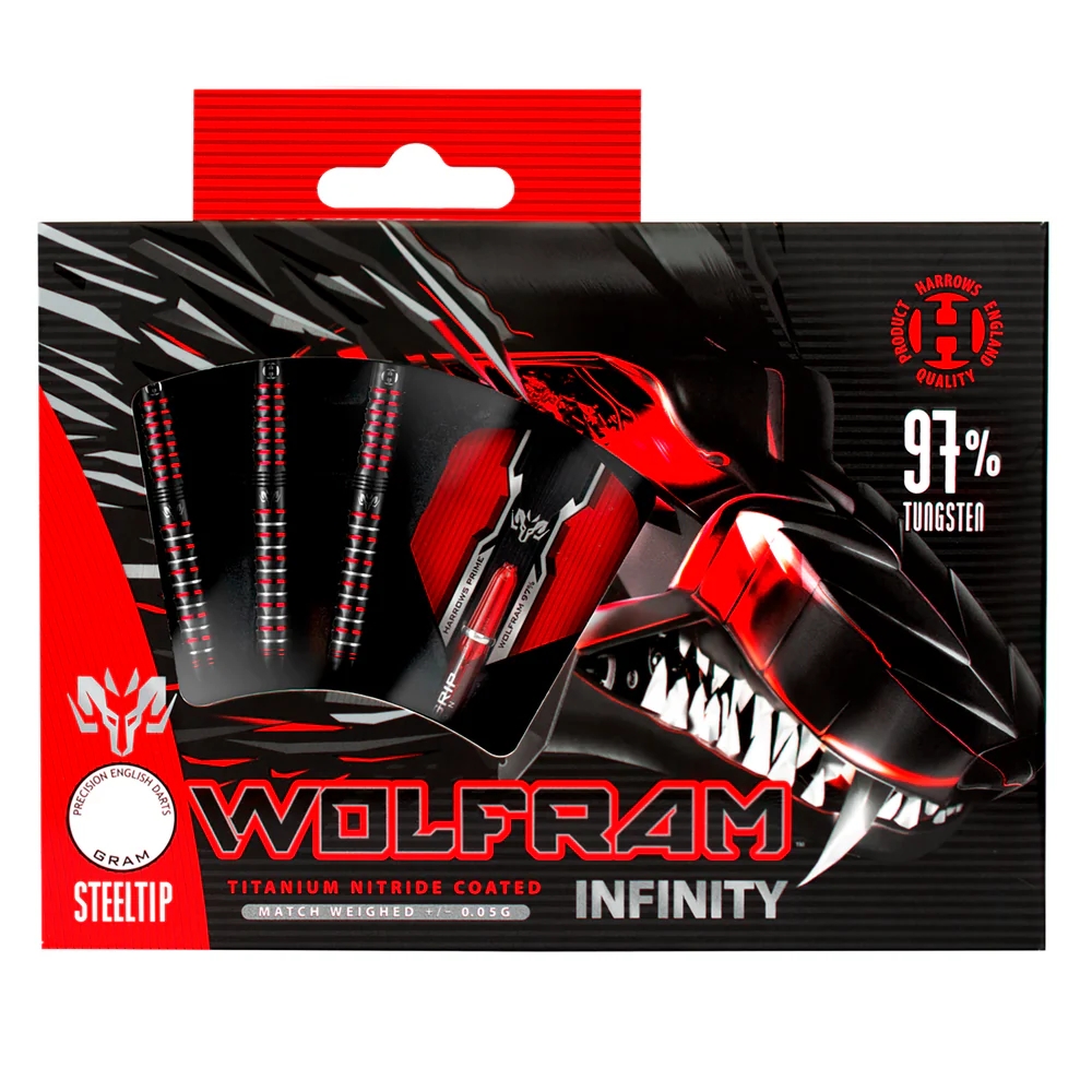 Harrows Wolfram Infinity 97% Steel Tip Dart Oku