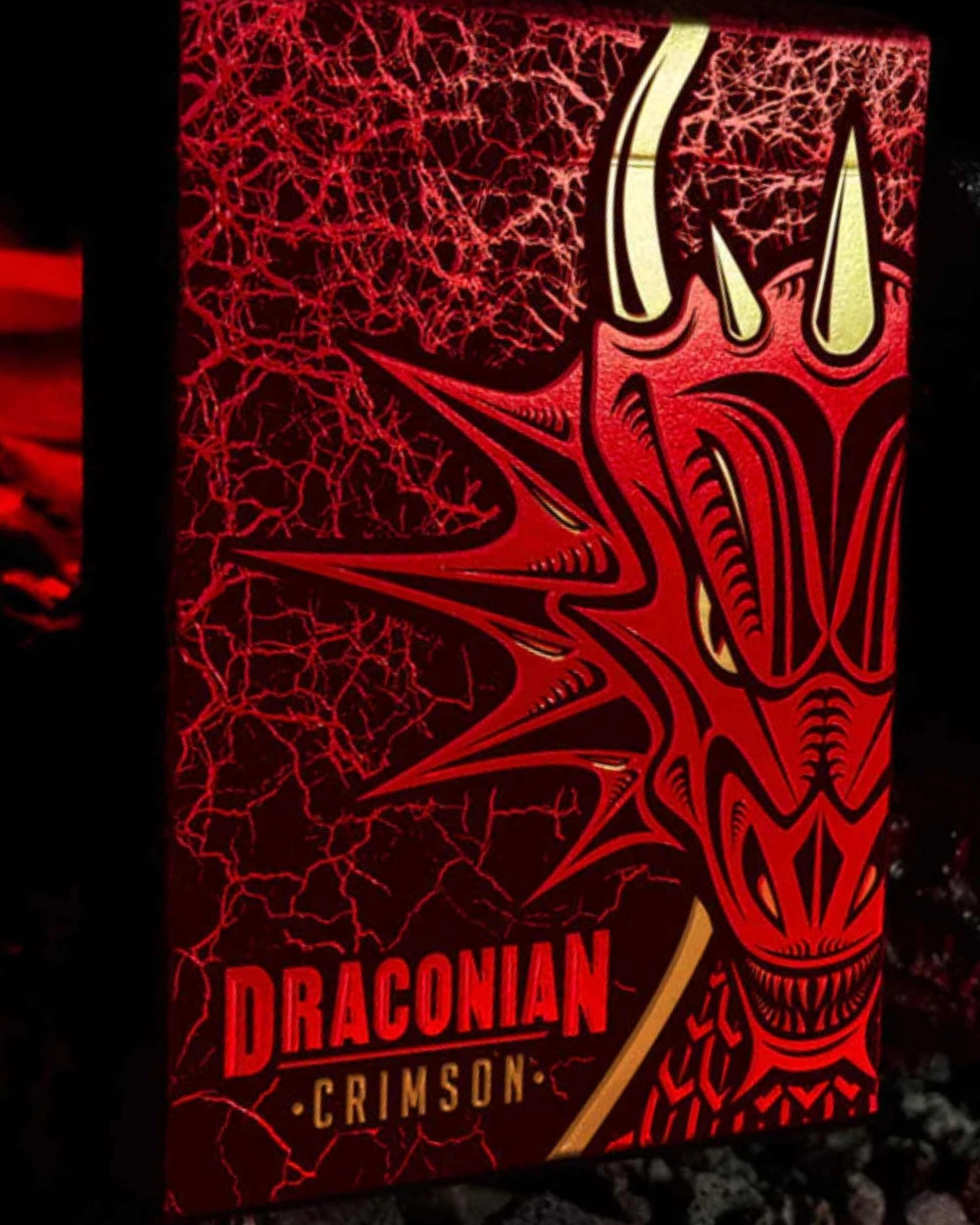 Draconian Crimson Oyun Kartları – Midnight Cards