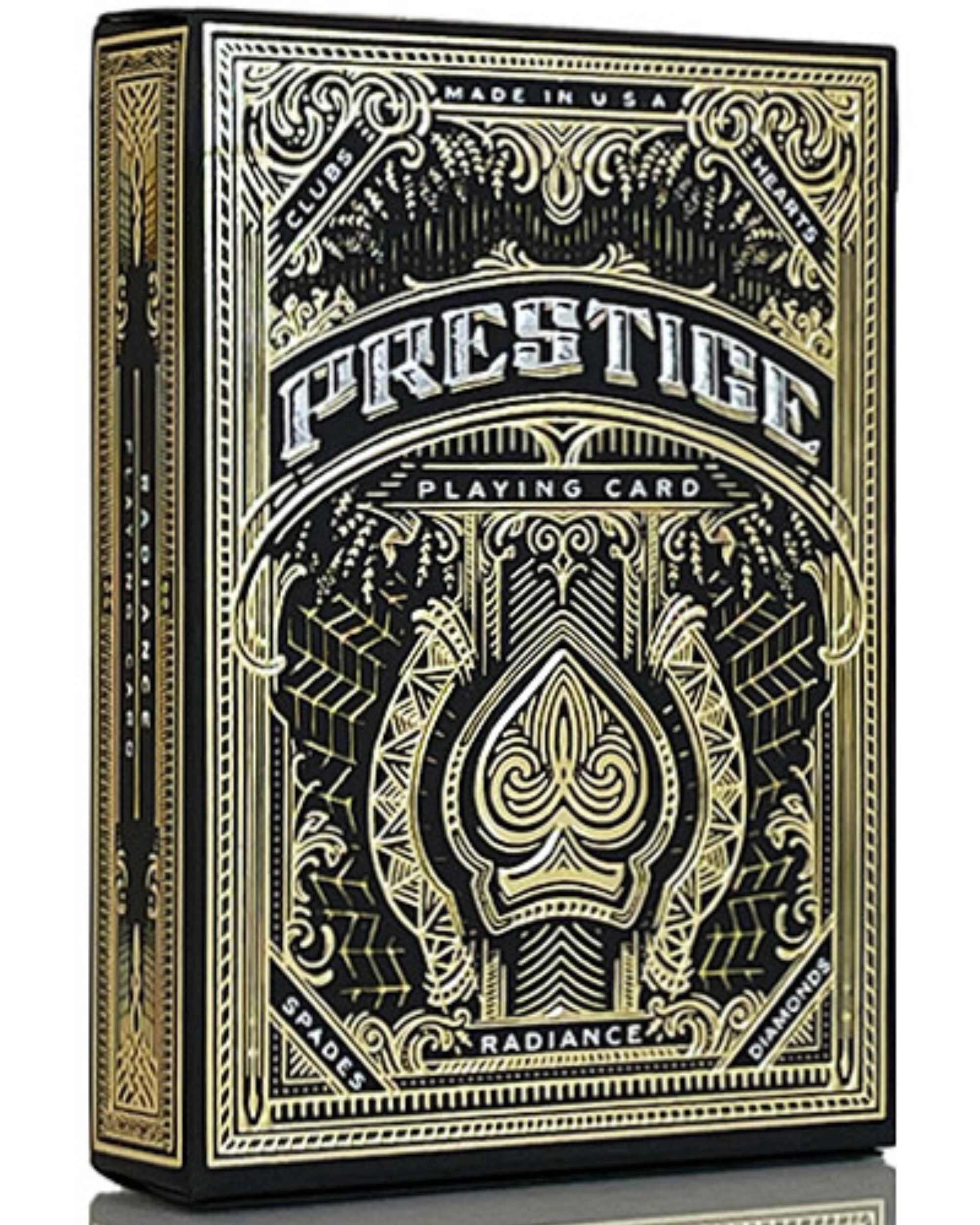 Prestige Black Playing Cards – Sınırlı Sayıda Özel Tasarım
