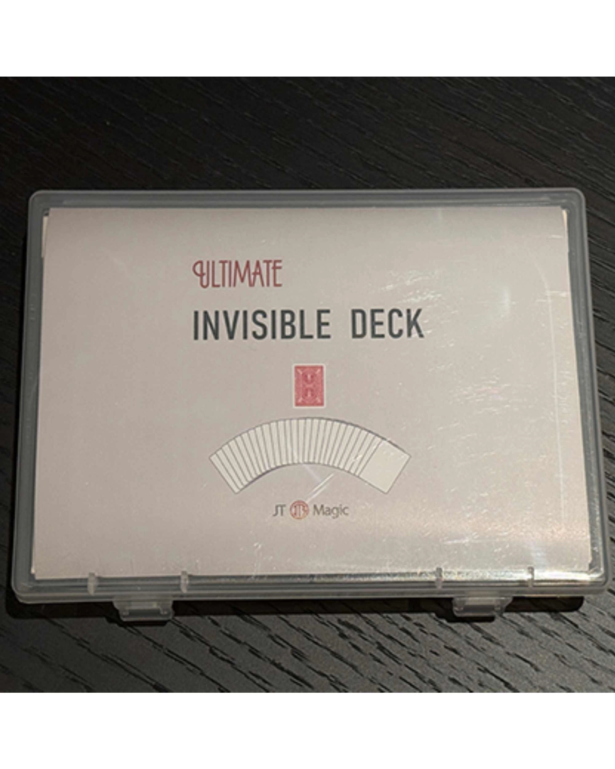 Ultimate Invisible Deck by Sway Liu and JT Magic (Red) Oyun Kartı