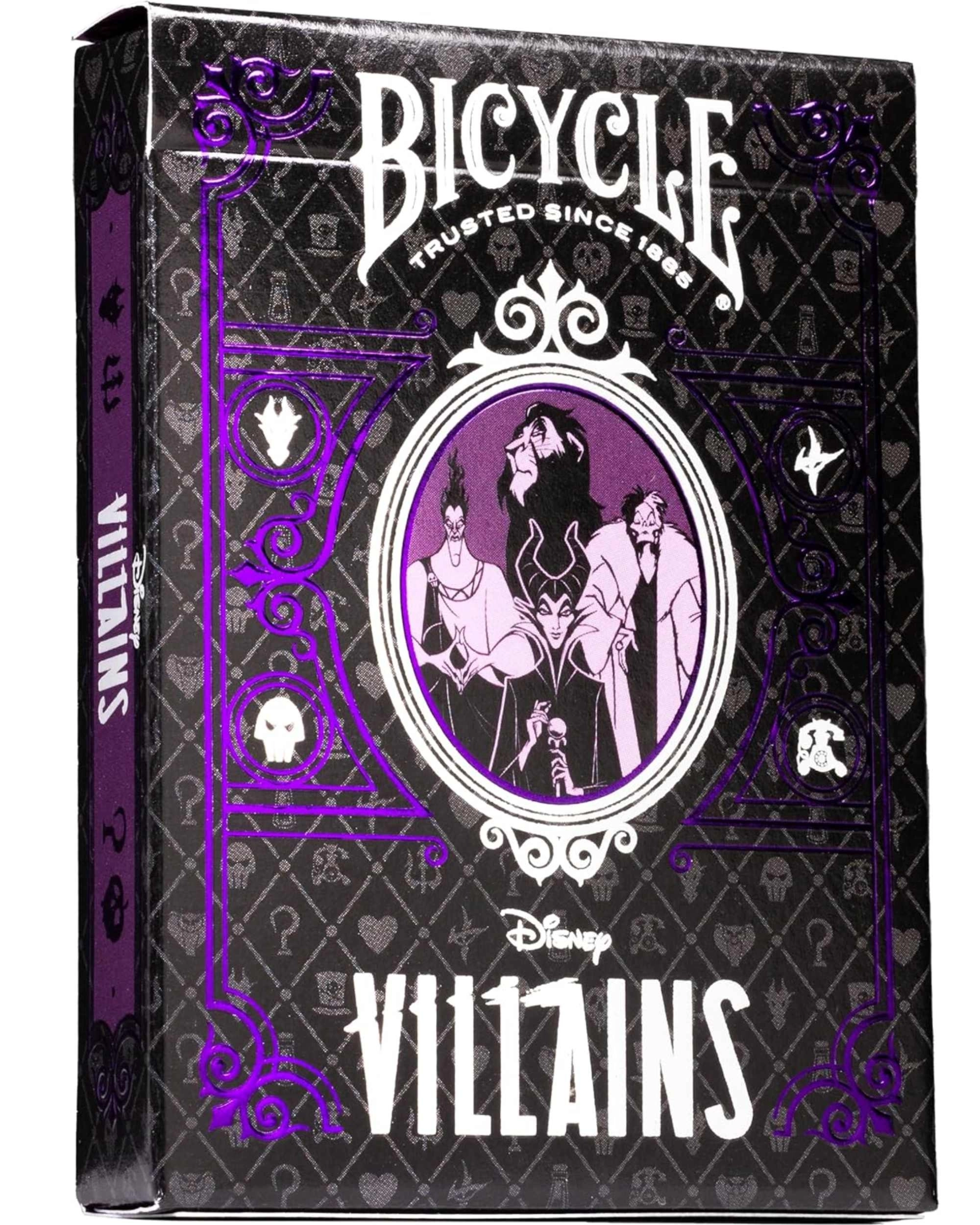Bicycle | Disney Villains Mor Renkli Deste Oyun Kartı