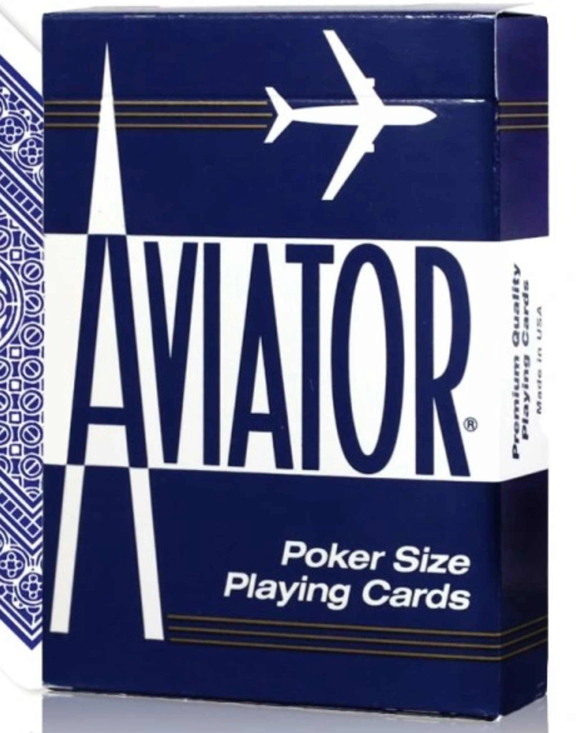 Aviator Standart Index İskambil Destesi – Mavi