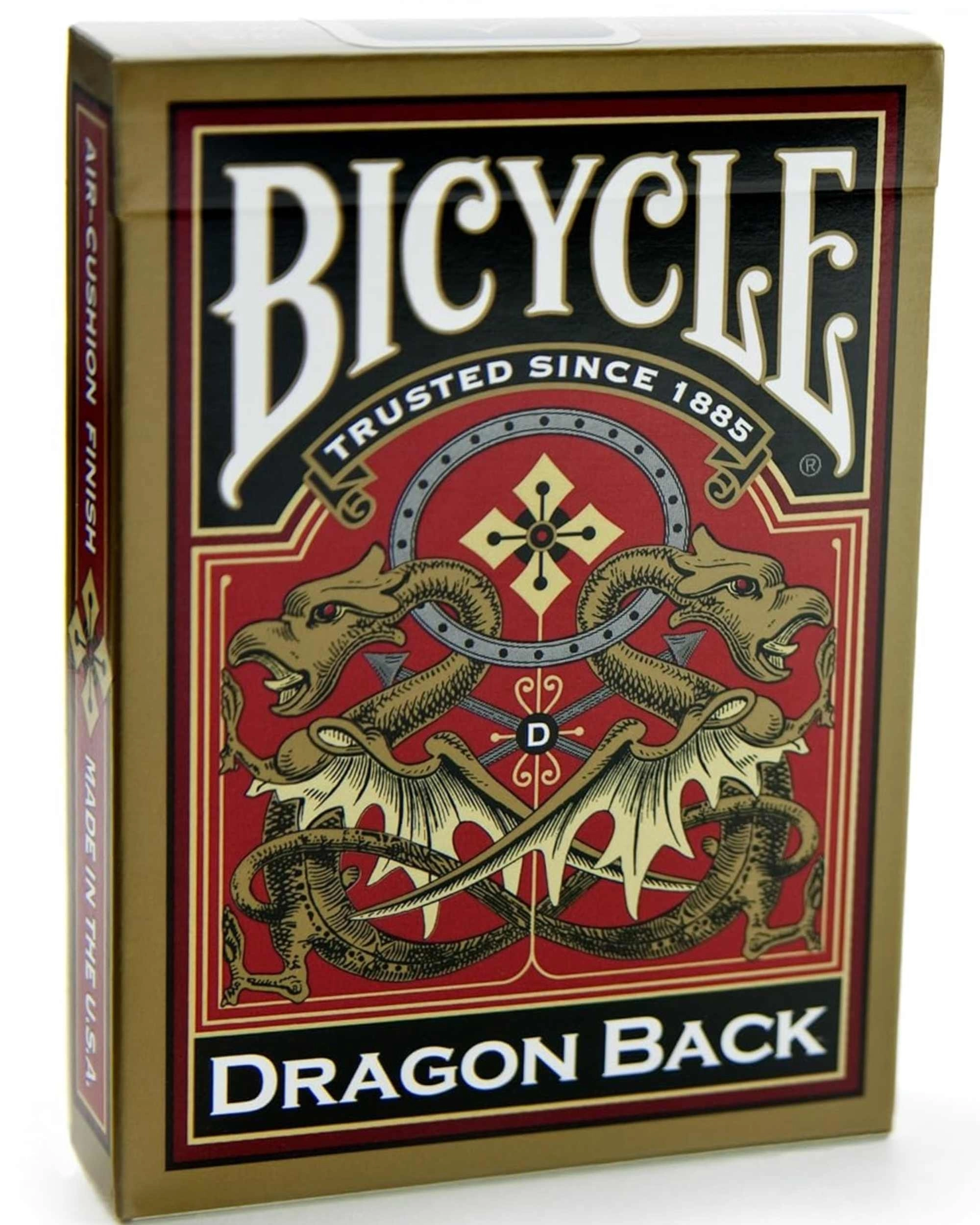 BICYCLE DRAGON BACK GOLD KIRMIZI DESTE - DERYA BİLARDO