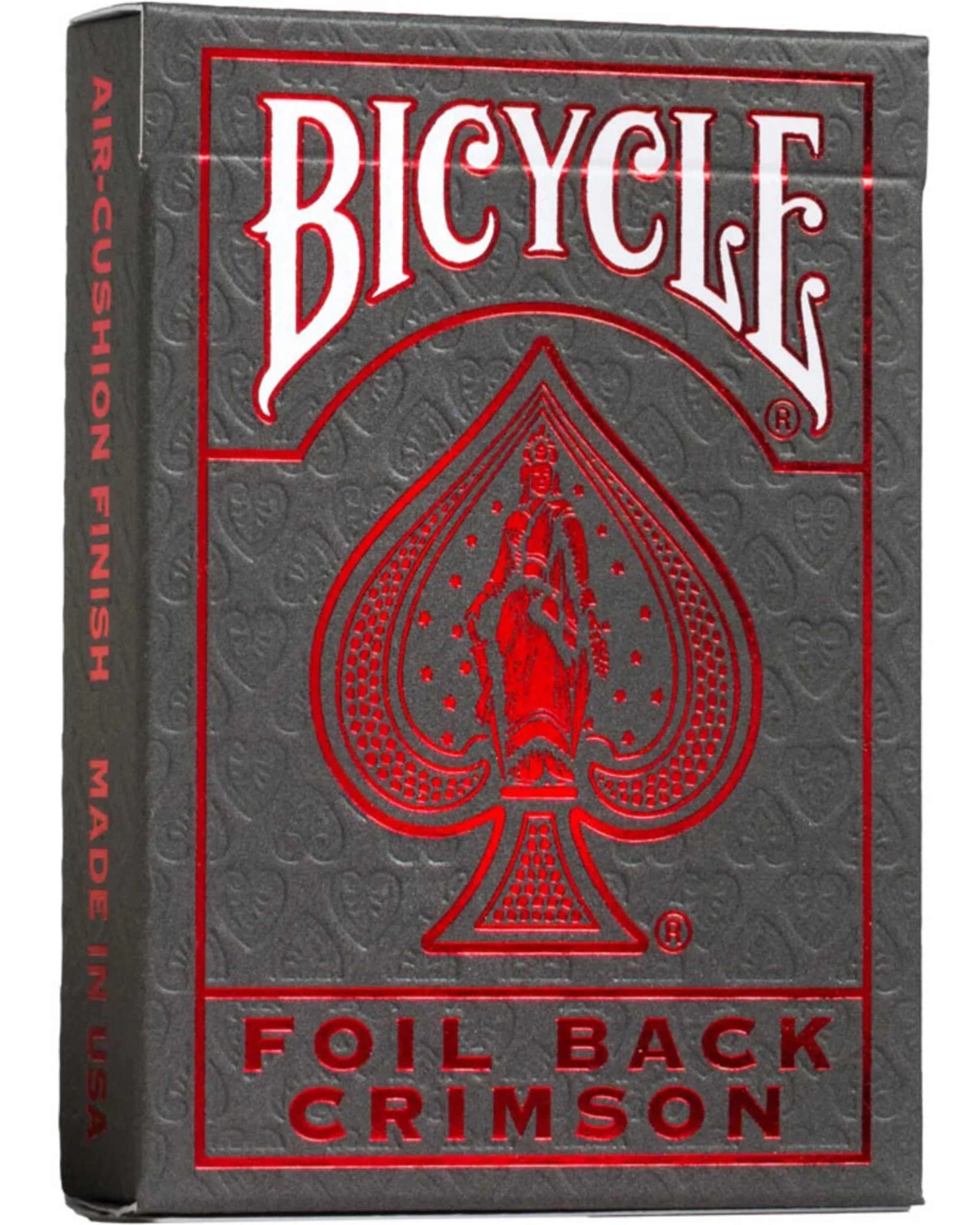 Bicycle | Foil Back Metalluxe Red Oyun Kartı