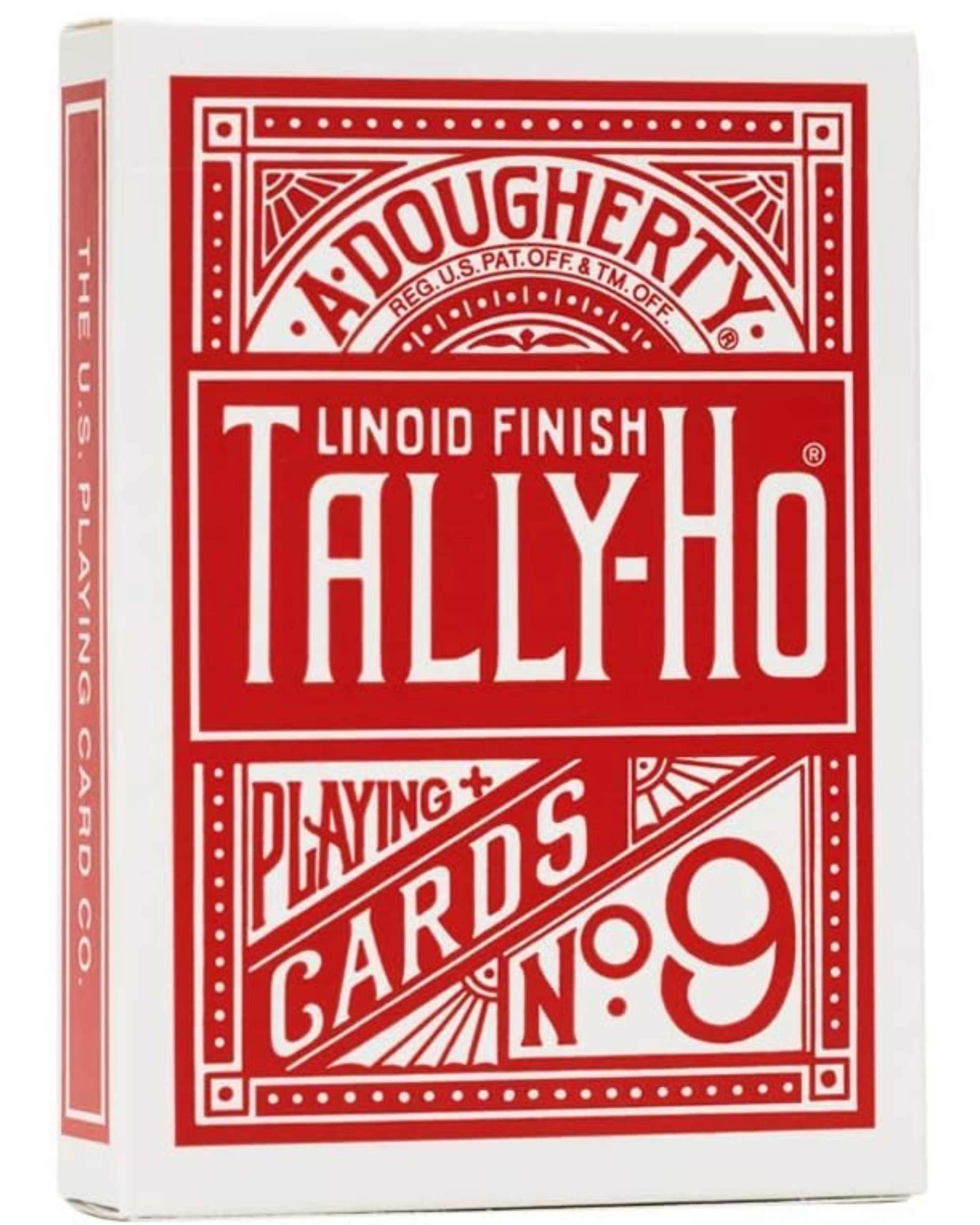 Tally-Ho Fan Back İskambil Destesi - Kırmızı