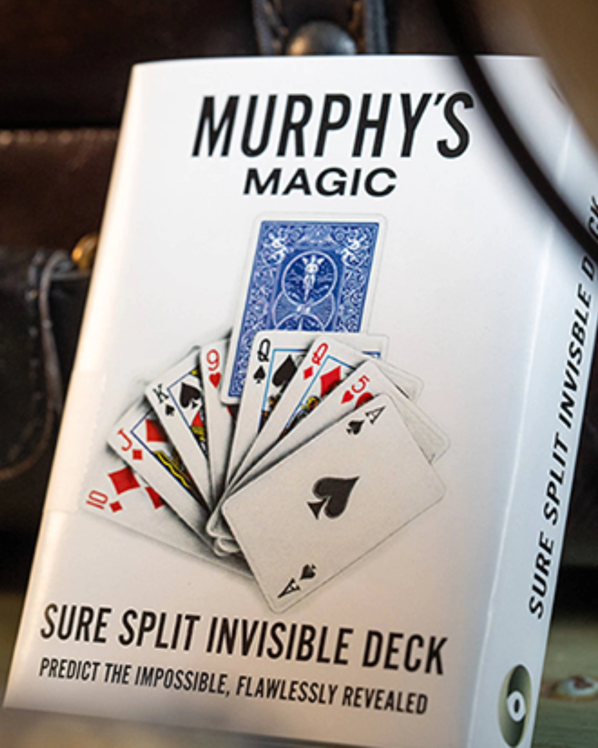 SURE SPLIT Invisible Deck Bicycle (Blue) by Murphy’s Magic