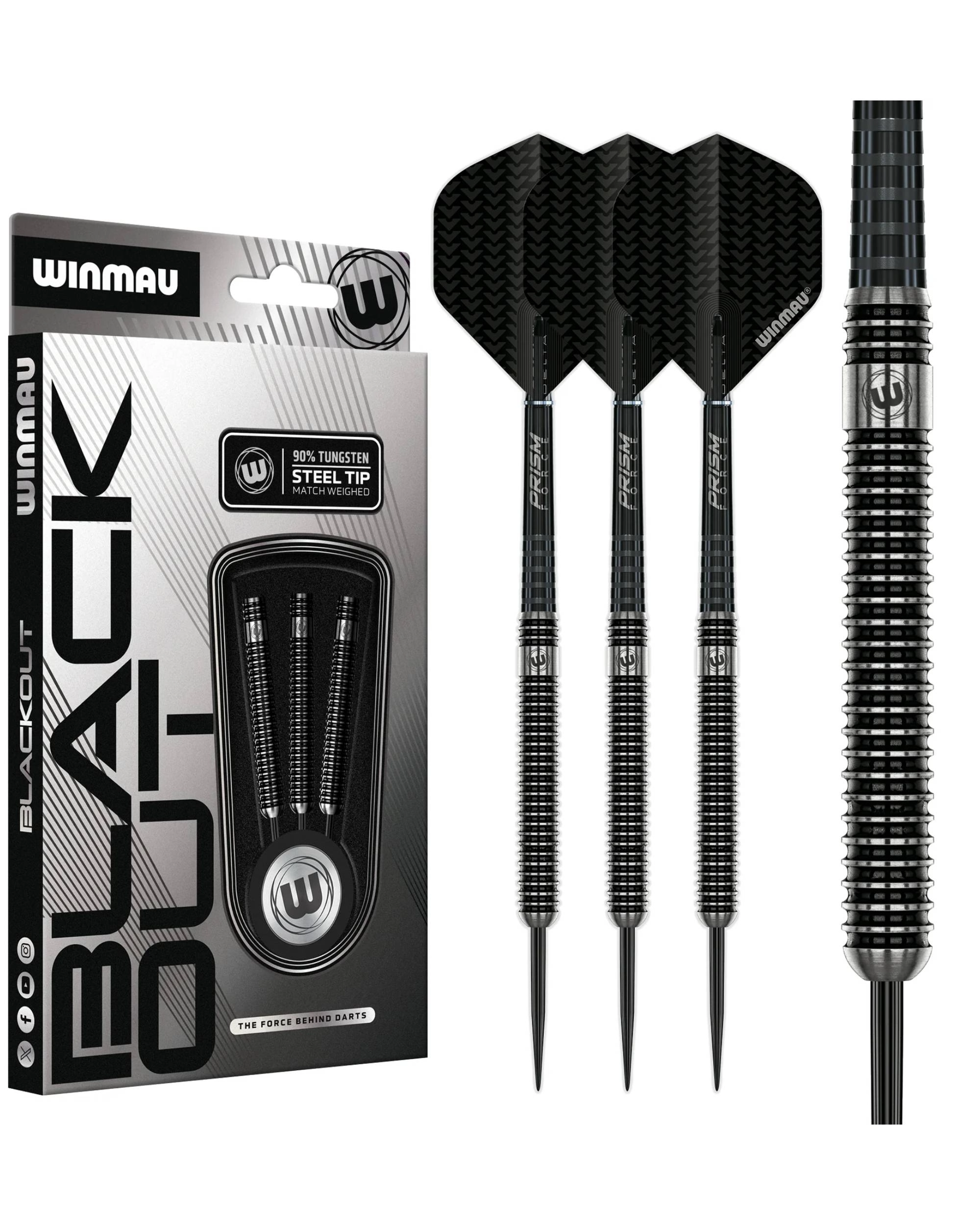 Winmau Blackout %90 Tungsten Dart Oku