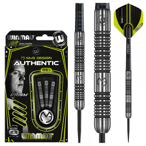  Winmau MvG Authentic 85% Tungsten Çelik Uçlu Dart Oku
