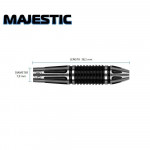 Winmau Majestic 90% Tungsten 22g Çelik Uçlu Dart Oku Winmau Majestic 90% Tungsten 22g Çelik Uçlu Dart Oku
