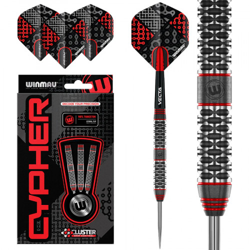 Winmau Cypher 90% Tungsten Çelik Uçlu Dart Oku  Winmau Cypher 90% Tungsten Çelik Uçlu Dart Oku