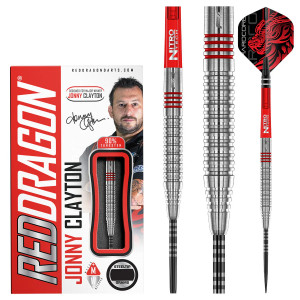 Red Dragon Jonny Clayton Original 2.0 90% Tungsten 24g Steel Tip Dart Oku