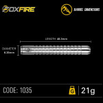 WINMAU FOXFIRE 21 GRAM %80 TUNGSTEN 