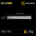 WINMAU FOXFIRE 23 GRAM %80 TUNGSTEN 