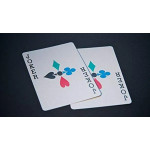 BICYCLE EZ-SEE LOVISION JUMBO POKER OYUN KARTLARI-KIRMIZI DESTE