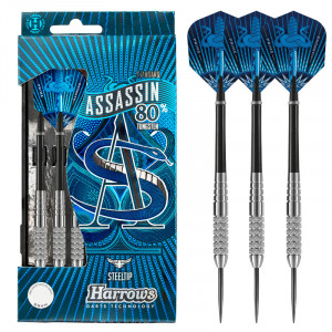 Harrows Assassin 80% Tungsten Çelik Uçlu Dart Oku Harrows Assassin 80% Tungsten Çelik Uçlu Dart Oku