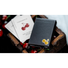 Cherry Casino House Deck (Monte Carlo Black and Gold) Playing Cards