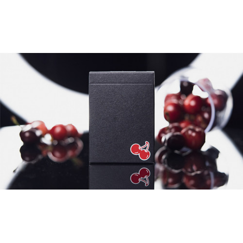 Cherry Casino House Deck Playing Cards True Black (Black Hawk) by Pure Imagination Projects