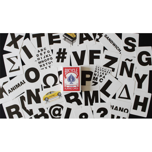 Bicycle Special Letters Red Playing Cards + 10 Online Etki