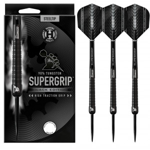 SUPERGRIP %90 SIYAH SÜRÜM ÇELIK UÇLU DART